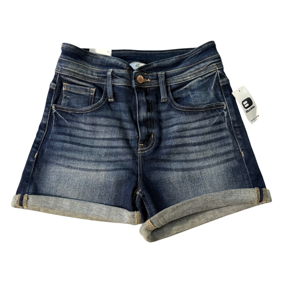 KanCan Signature Kurvy Ultra High-Rise Shorts Size 26 NWT